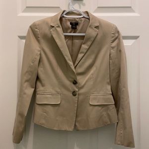 Ann Taylor Petite Khaki Blazer